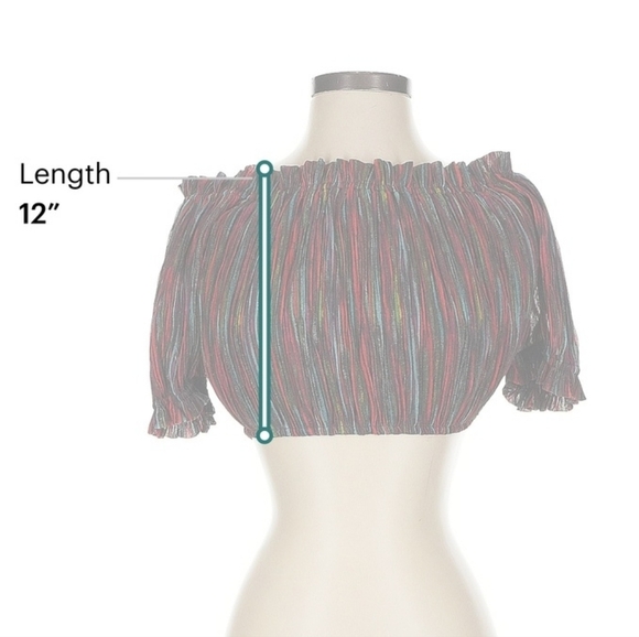 House of Harlow 1960 x Revolve Boho Crop Top – Size S – NWT - Picture 8 of 8